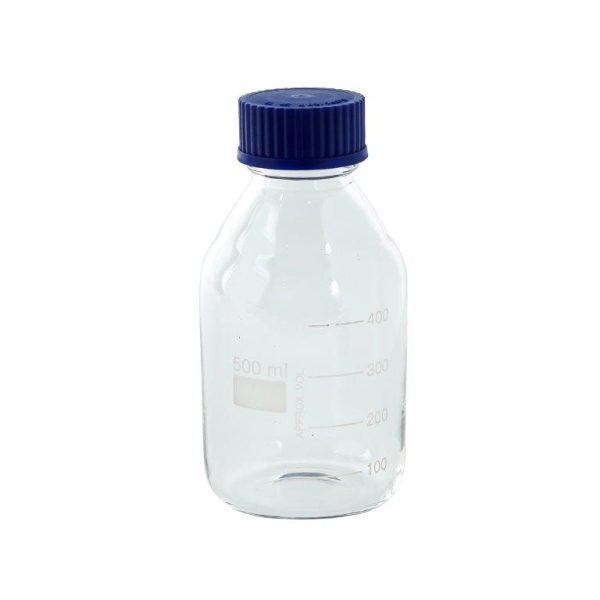 Measuring Glass Bottle With Blue Cap - 500 ml (1 pcs)
