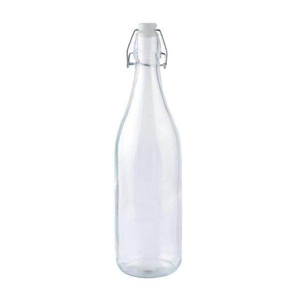 Glass Bottle With Stopper - 1 ltr (1 pcs)