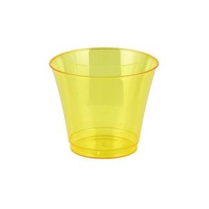 Taper Plastic Cup Yellow - 5oz (25 pcs)