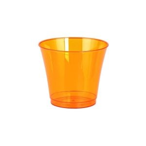 Taper Plastic Cup Orange - 5oz (25 pcs)