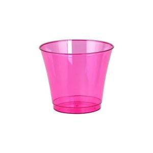 Taper Plastic Cup Pink - 5oz (25 pcs)