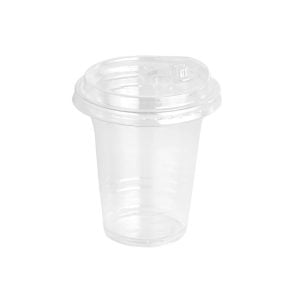 Clear Flat Lid (Bux) Cup - 10 oz (50 pcs)