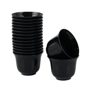 Plastic Finjan - Black (50 pcs)