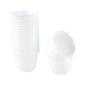 Plastic Finjan - White (50 pcs)