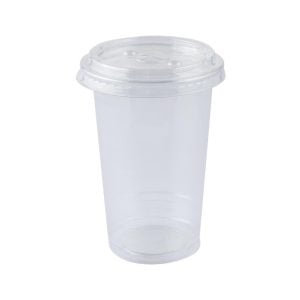Clear Flat Lid Cup - 16 oz (50 pcs)