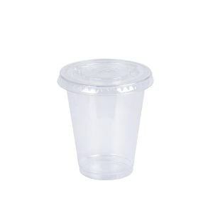 Clear Flat Lid Cup - 7 oz (50 pcs)