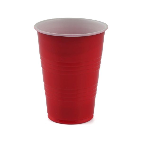 Red plastic cup 10 oz by SOLO (20 pcs)