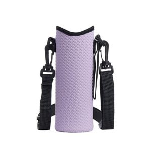 Neoprene Glass Water Bottle Holder - Light Purple (1 pcs)