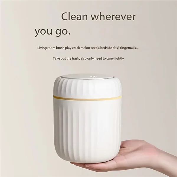 Mini Small Waste Bins Desktop Garbage Basket Home Table Plastic Trash Can Office Supplies Dustbins Sundries Barrel Box 2