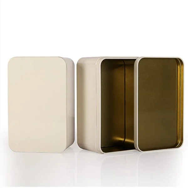 1pc Tin Box Metal Tin Jars Iron Tea Box Cookies Case Small Things Storage Boxes Bins Biscuit Container Candy Chocolate Organizer 2