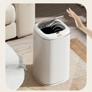 20/24/35/40L Smart Sensor Trash Can Large Capacity Induction Trash Bin Electric Touchless Wastebasket For Kitchen Bathroom 1