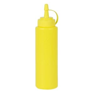 Yellow Plastic Squeeze Bottle - 250 ml (1 pcs)