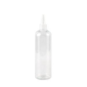 Plastic Squeeze Bottle With Clear Head - 250 ml (6 pcs)