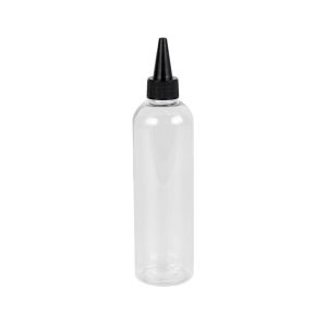 Plastic Squeeze Bottle With Black Head - 250 ml (6 pcs)