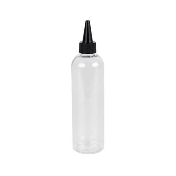 Plastic Squeeze Bottle With Black Head - 250 ml (6 pcs)