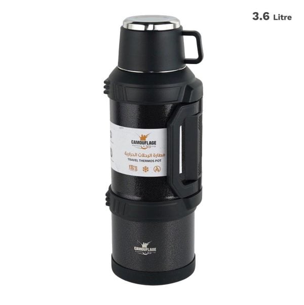 Thermal Travel Flask 3.6L - Black (1 pcs)