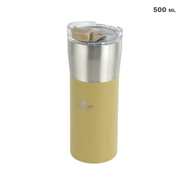 Thermal Mug 500 ML - Khaki Silver (1 pcs)