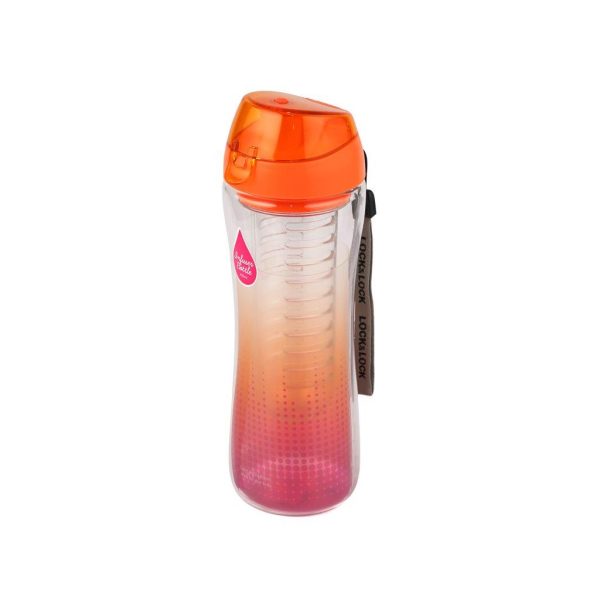 Lock And Lock Infuser Bottle Orange - 650 ml (1 pcs)