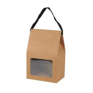 Kraft Gift Box With Rope Handle - Large (1 pcs)