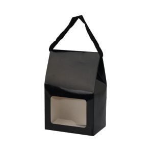 Black Gift Box With Rope Handle - Large (1 pcs)