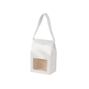 White Gift Box With Rope Handle - Medium (1 pcs)