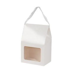 White Gift Box With Rope Handle - Large (1 pcs)