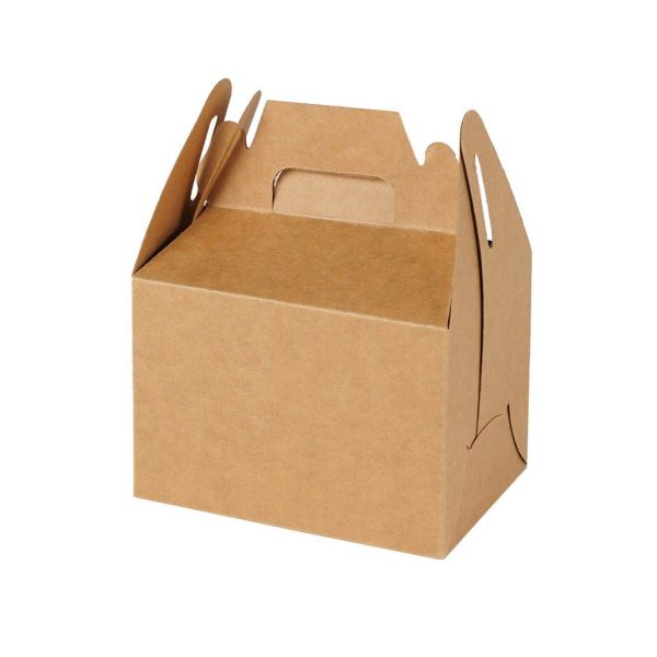 Kraft Paper Box with Handle - 10x14x10 cm (1 pcs)
