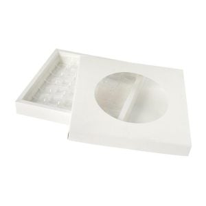 White Square Dessert Box - 29 x 29 x 4 cm (1 pcs)