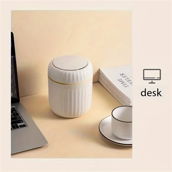 Mini Small Waste Bins Desktop Garbage Basket Home Table Plastic Trash Can Office Supplies Dustbins Sundries Barrel Box 4