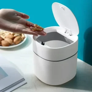1PC Mini Small Waste Bins Desktop Garbage Basket Home Table Plastic Trash Can Office Supplies Dustbins Sundries Barrel Box 1