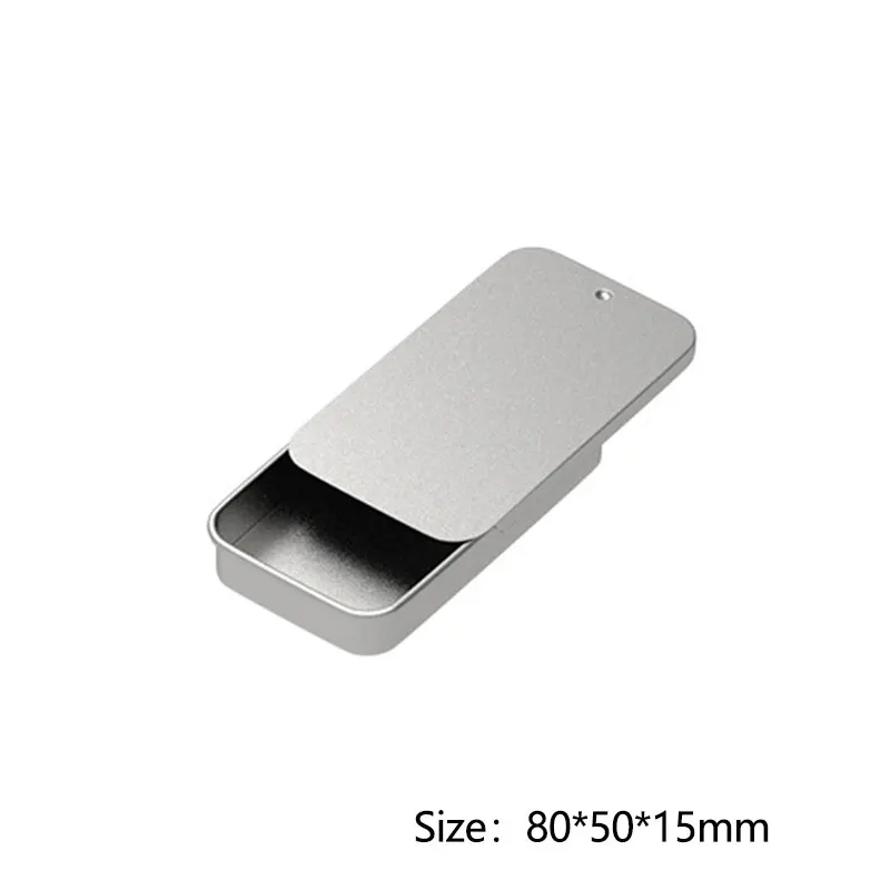 Silver 80x50x15mm