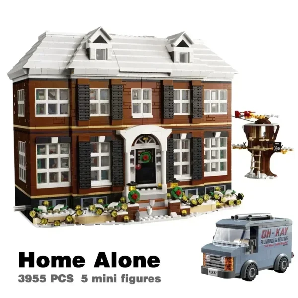 3955 PCS Home Alone House Model Building  Blocks mattoni giocattolo educativo per ragazzo bambini regali di compleanno di natale 2