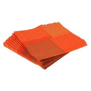 Geopatch Mandarin Napkins - 40×40 cm (12 pcs)