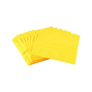 Brilliant Yellow Napkins 3ply - 33×33 cm (20 pcs)