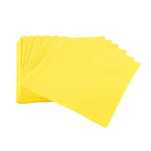 Brilliant Yellow Napkin 3ply - 40×40 cm (20 pcs)