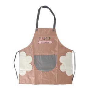 Perfect Kitchen Apron Water and Oil Repellent In Pink and Gray