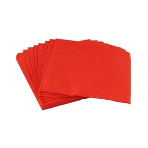 Brilliant Red Napkins 3ply - 40×40 cm (20 pcs)