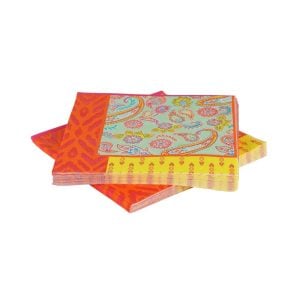 Eco Paisley Paper Napkins - 33×33 cm (20 pcs)