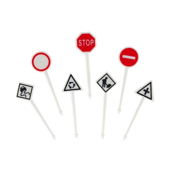Traffic Sign Food Picks (8 pcs)