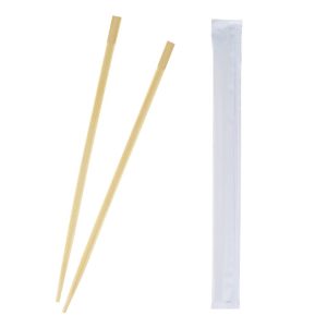 Wrapped Wooden Chopsticks - 23 cm (100 pcs)