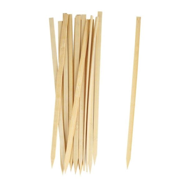 Flat Bamboo Skewers - 30cm (25 pcs)