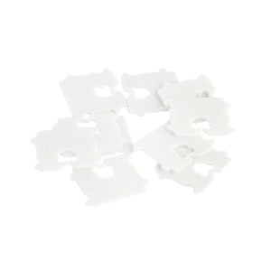 Plastic Bread Clips 2x2cm - White