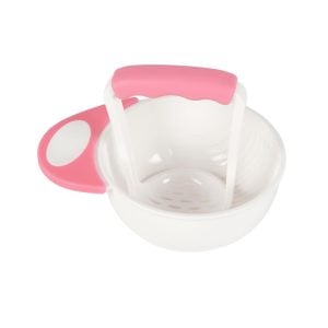 Baby Feeding Bowl with Masher - Pink