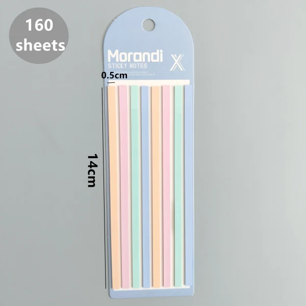 160 Sheets Transparent Sticky Notes Self-Adhesive Reading Annotation for Books Notepad Bookmarks  Memo Pad Index Tabs 6