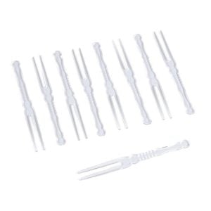 Plastic Fork Picks - 8 cm (50 pcs)