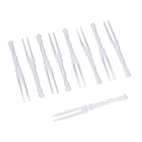 Plastic Fork Picks - 8 cm (50 pcs)