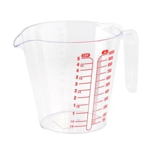 Clear Plastic Measuring Jug - 1000 ml