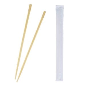 Wrapped Wooden Chopsticks - 23 cm (100 pcs)