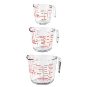 Glass Measuring Jug Set Of 3 pcs