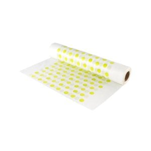 Thick Table Cover Roll 4 Kilo - Light Green Dots (1 pcs)